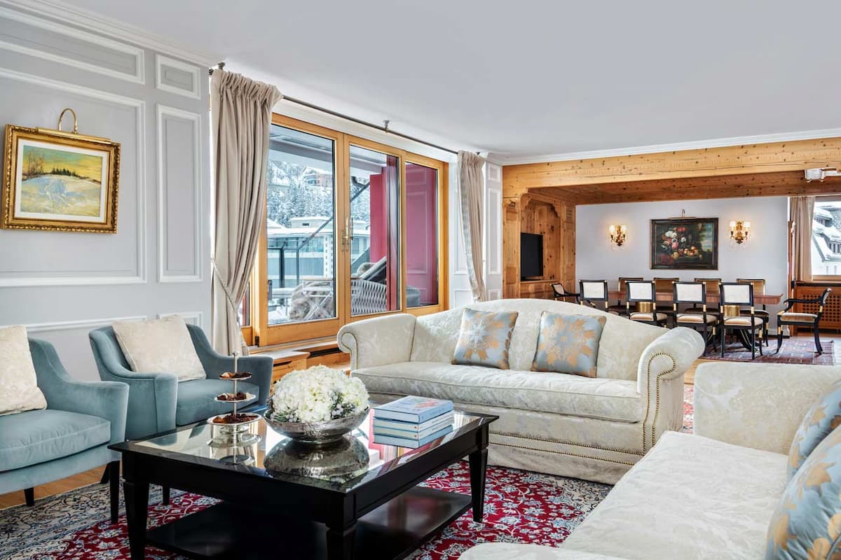 The Tower Suite, Hotel Badrutt's Palace 5*, St. Moritz