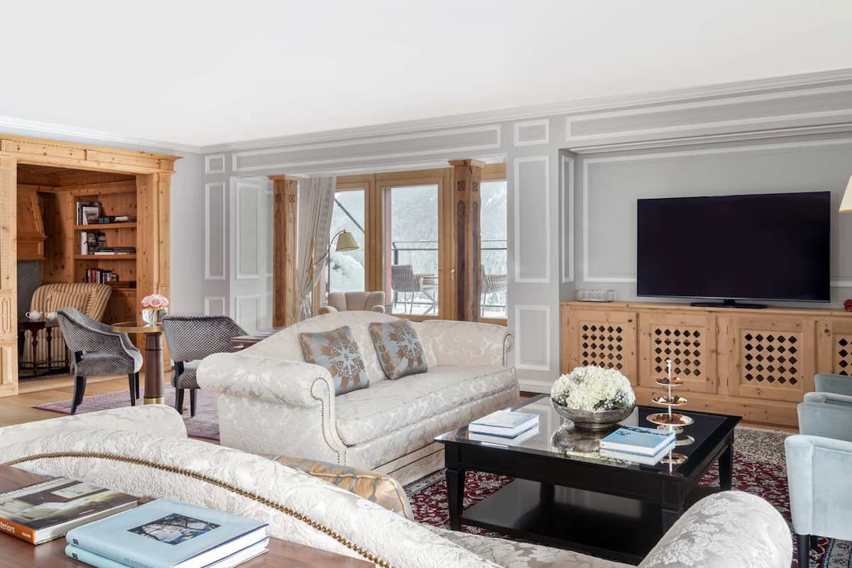 The Tower Suite, Hotel Badrutt's Palace 5*, St. Moritz